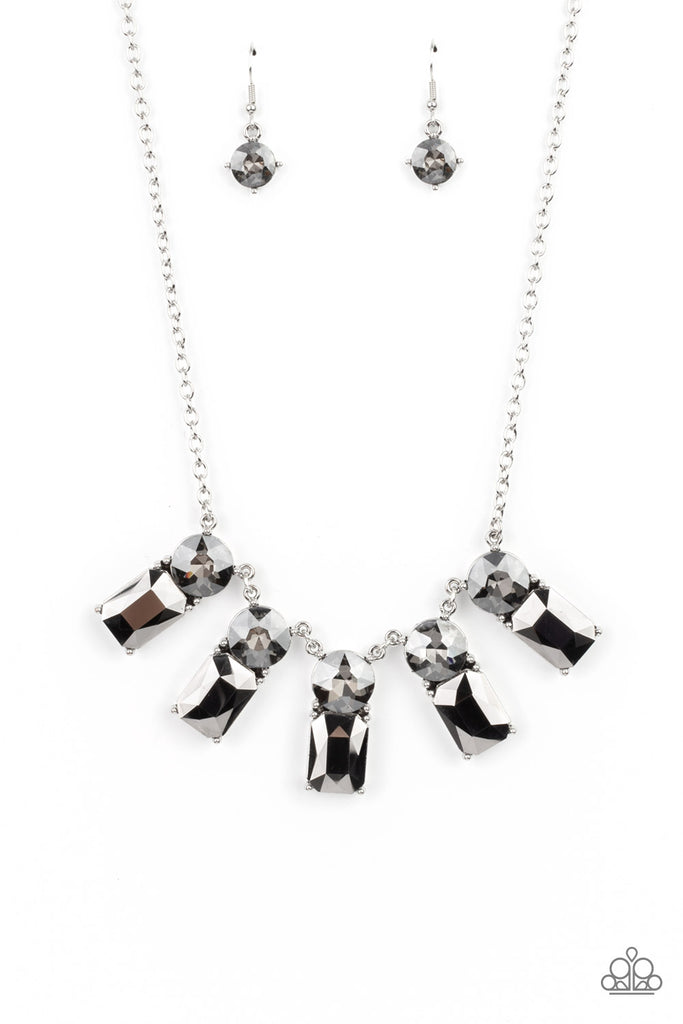 Celestial Royal - Silver Necklace-Paparazzi - The Sassy Sparkle