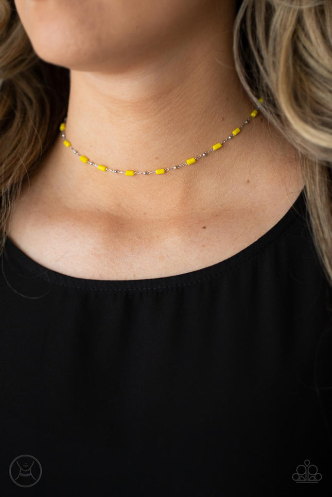 Urban Expo - Yellow Paparazzi Necklace - The Sassy Sparkle
