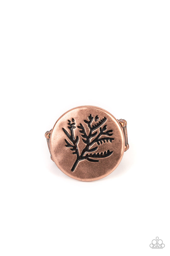 Branched Out Beauty - Vintage Copper Ring-Paparazzi