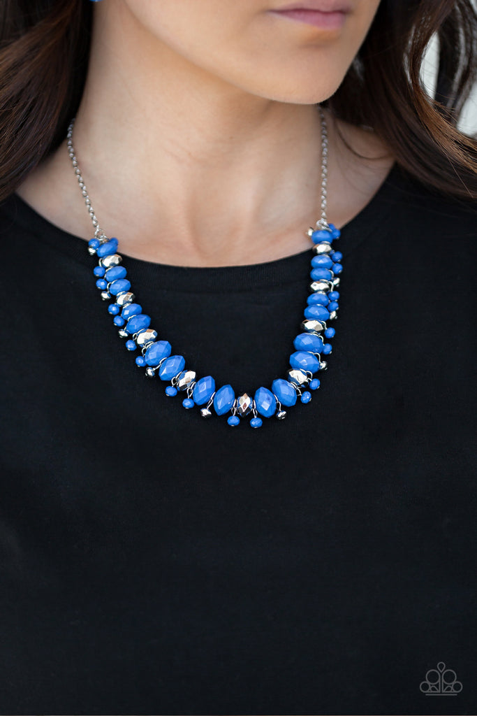 BRAGs To Riches - Blue Necklace-Paparazzi