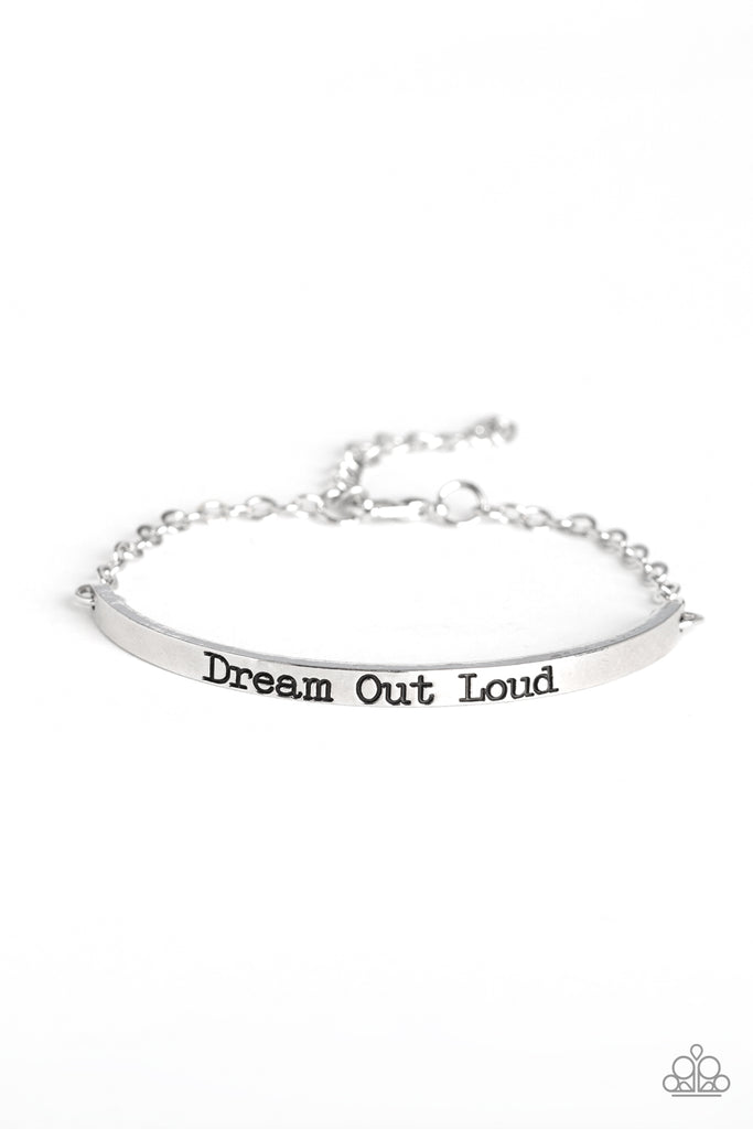 Dream Out Loud - Silver Bracelet-Paparazzi - The Sassy Sparkle