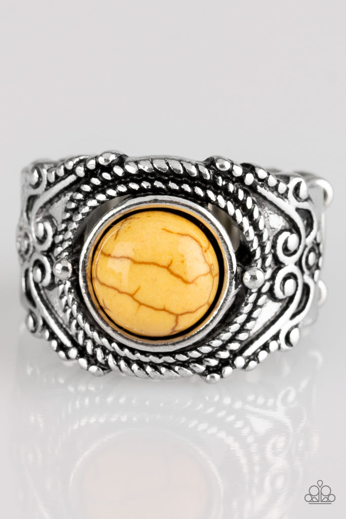 Stand Your Ground-Yellow Stone ring - The Sassy Sparkle