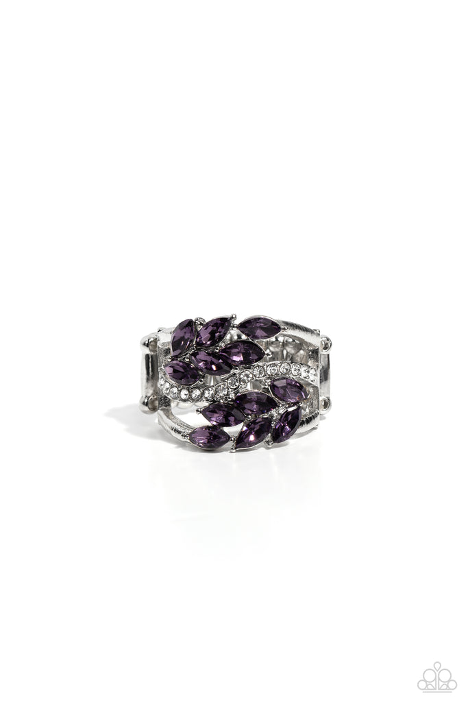 Luminously Leafy - Purple Ring-Paparazzi