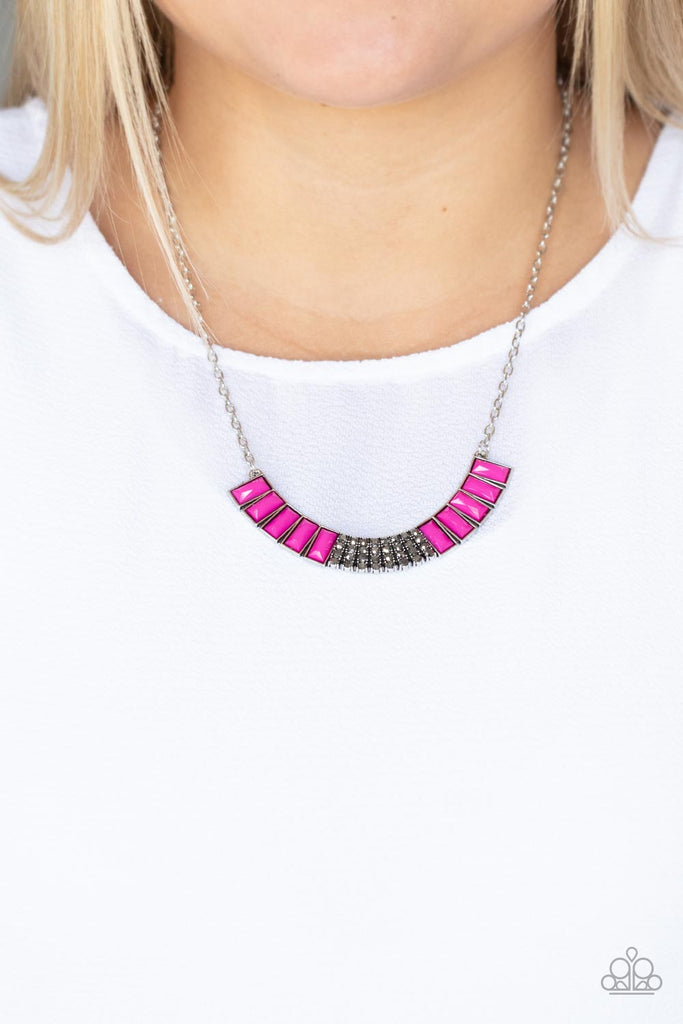 Coup de MANE - Pink Necklace-Paparazzi