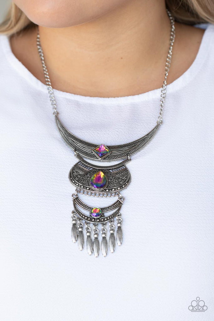 Lunar Enchantment - Multi Necklace-Paparazzi