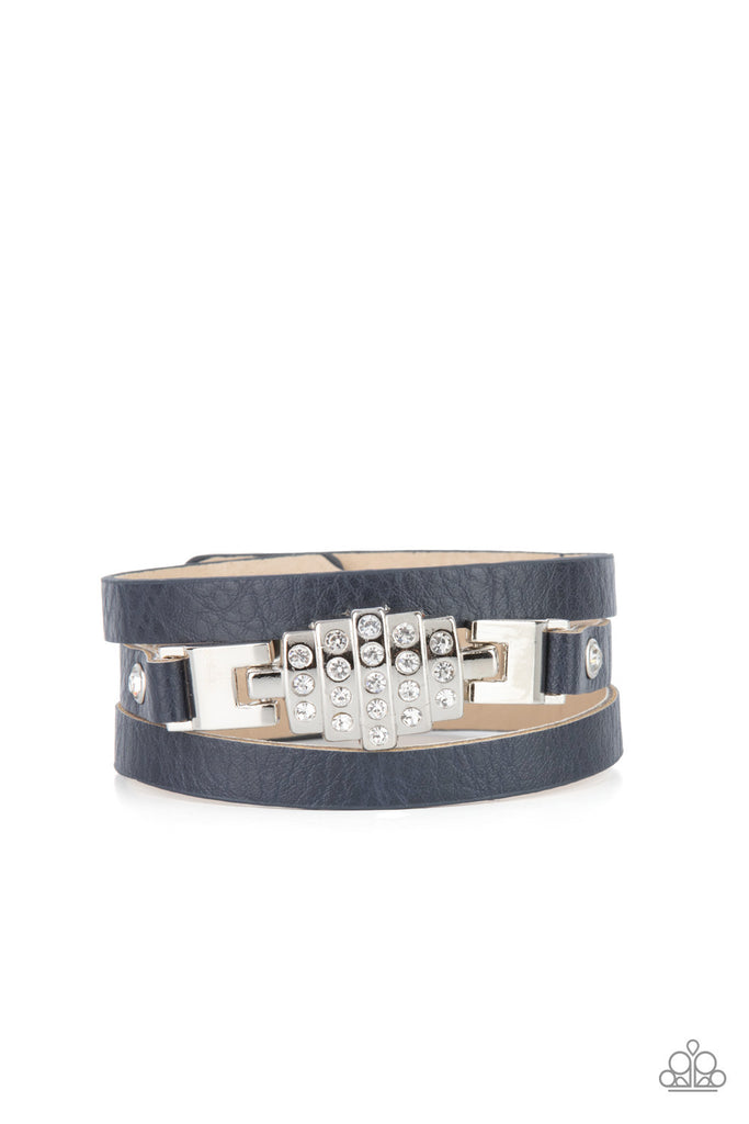 Ultra Urban - Blue Urban Bracelet-Paparazzi