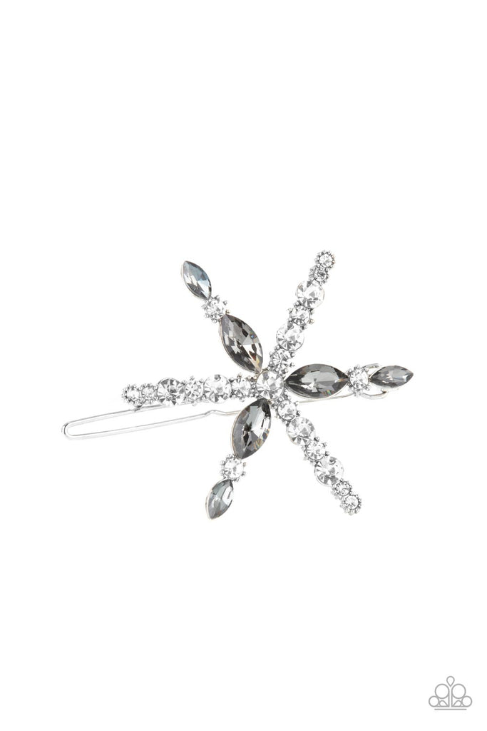 Celestial Candescence - Silver Hair Clip-Paparazzi - The Sassy Sparkle