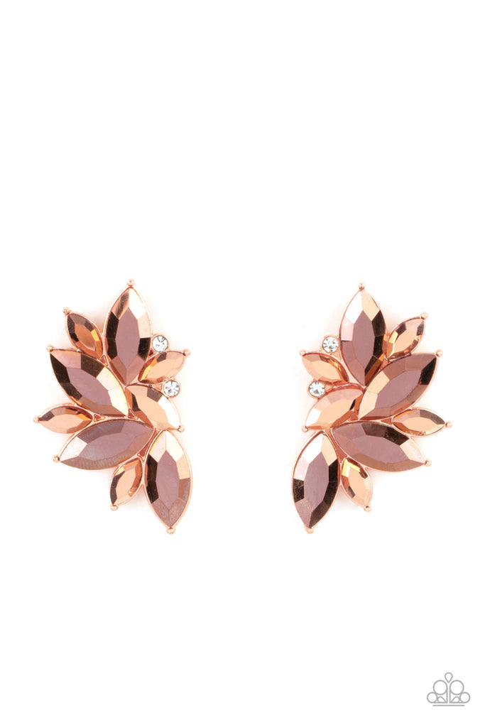 Instant Iridescence - Copper Paparazzi Earring - The Sassy Sparkle