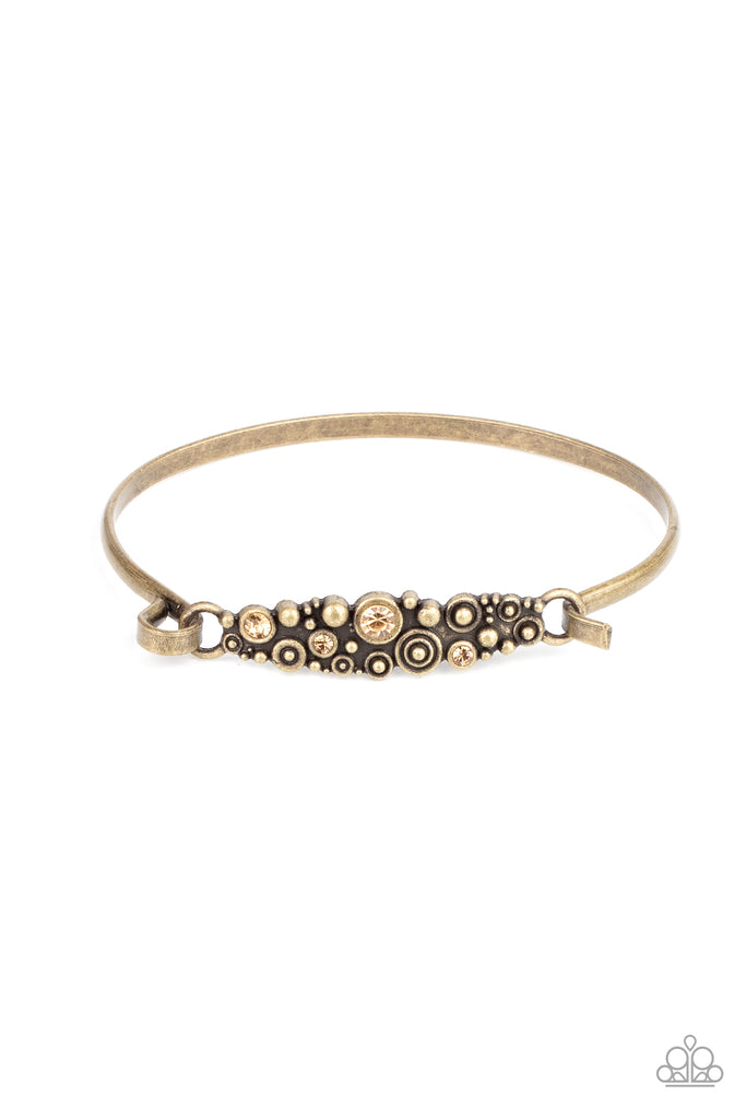 Bubbling Whimsy - Brass Bracelet-Paparazzi