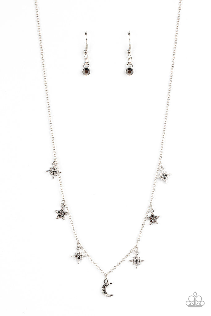 Cosmic Runway - Silver Necklace-Paparazzi