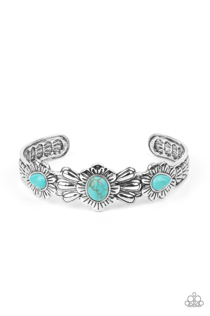 Winslow Walkabout - Blue Stone Bracelet-Paparazzi