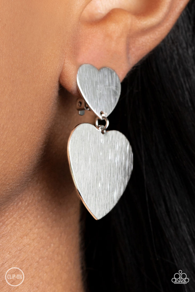 Pre-order. Cowgirl Crush - CLIP ON EARRING Silver - The Sassy Sparkle
