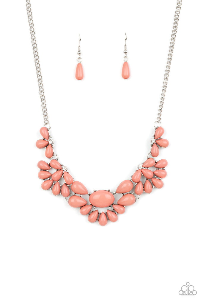 Secret GARDENISTA - Pink Necklace-Paparazzi