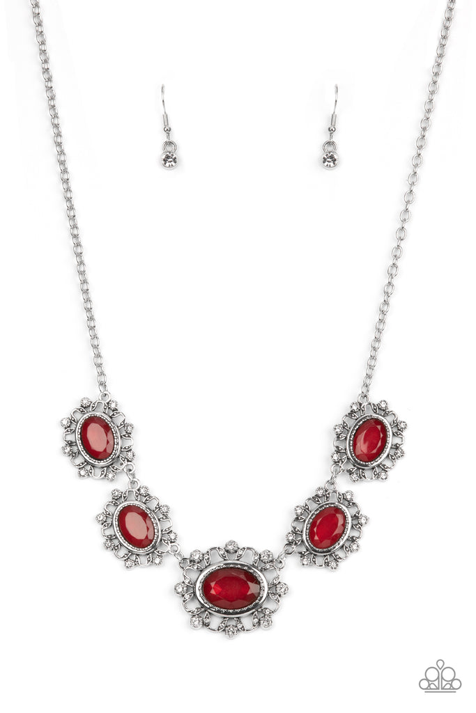 Meadow Wedding - Red Paparazzi Necklace - The Sassy Sparkle