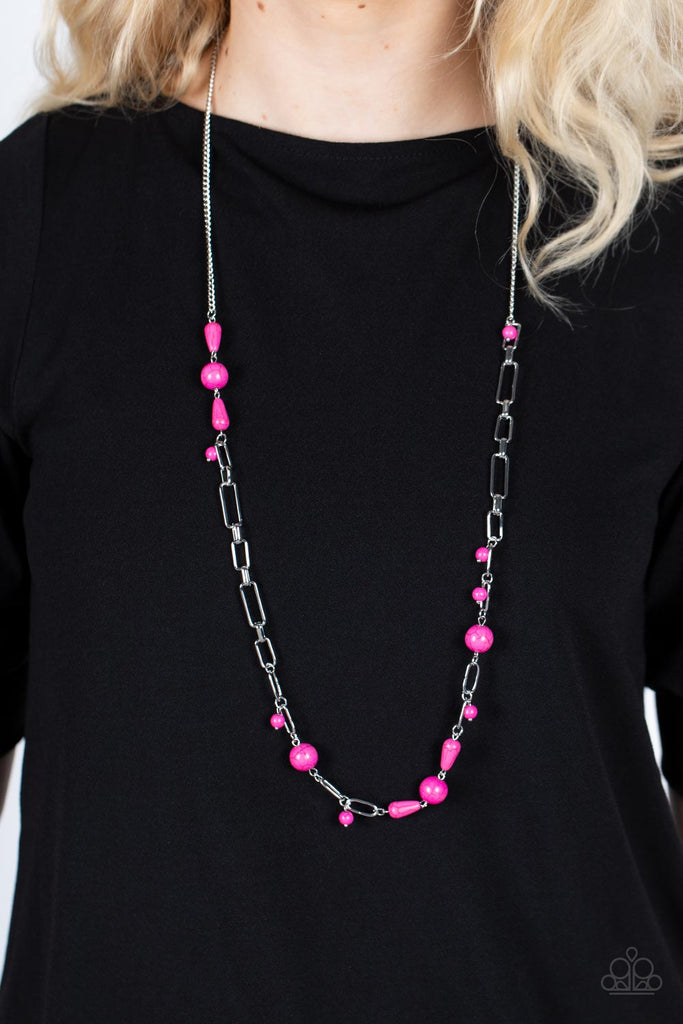 Desert Journey - Pink Necklace-Paparazzi