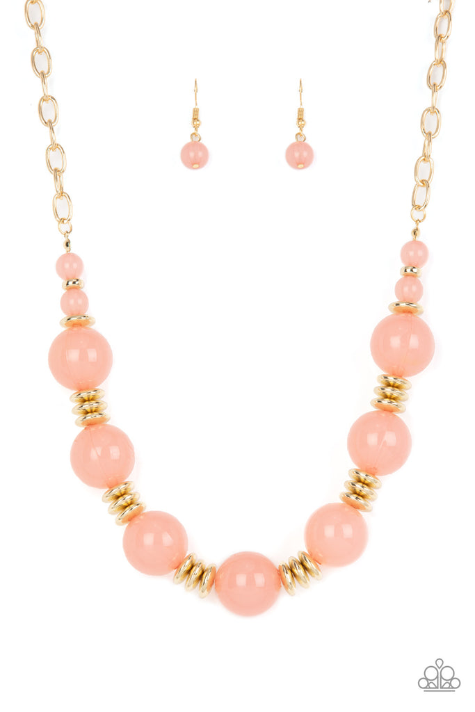 Race to the POP - Pink Necklace-Paparazzi