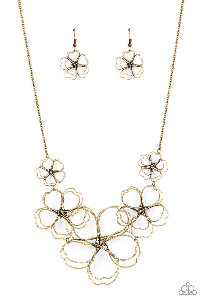 The Show Must GROW On - Brass Paparazzi Necklace