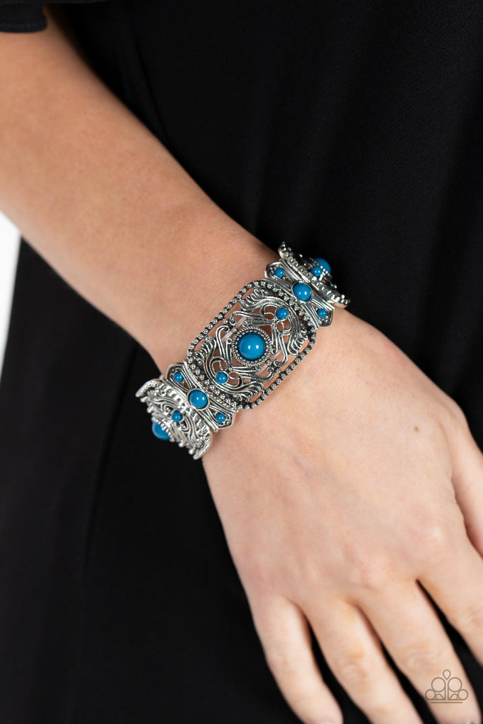 Going, Going, GONDOLA - Blue Paparazzi Bracelet - The Sassy Sparkle