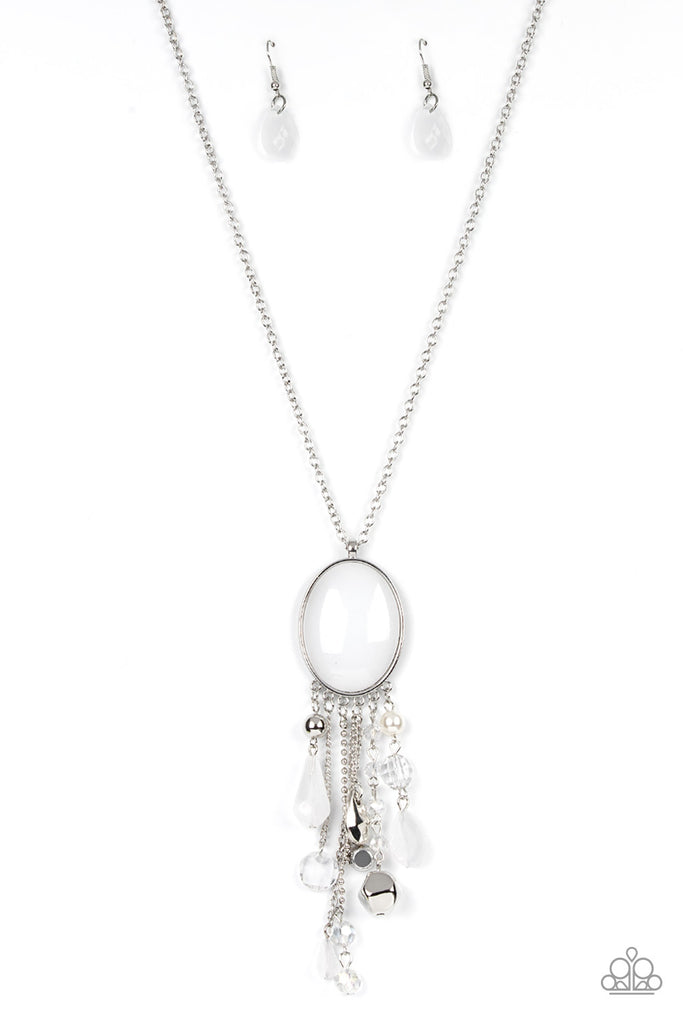 Whimsical Wishes - White Necklace-Paparazzi