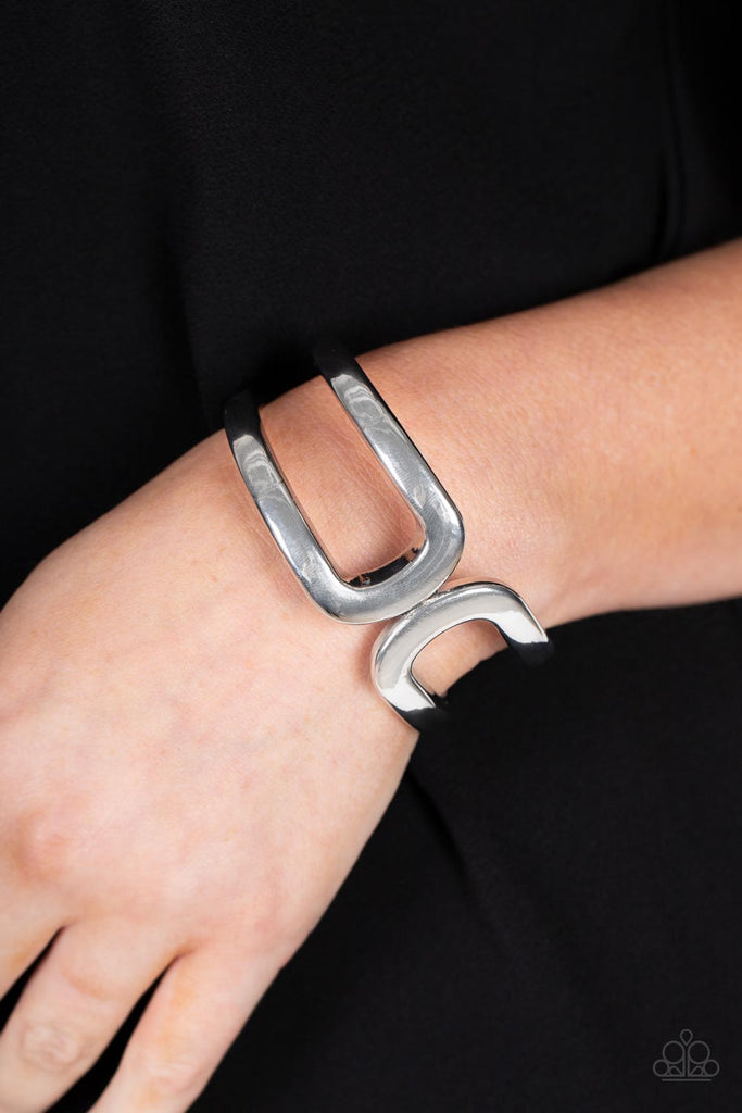 Industrial Empress - Silver Bracelet-Paparazzi