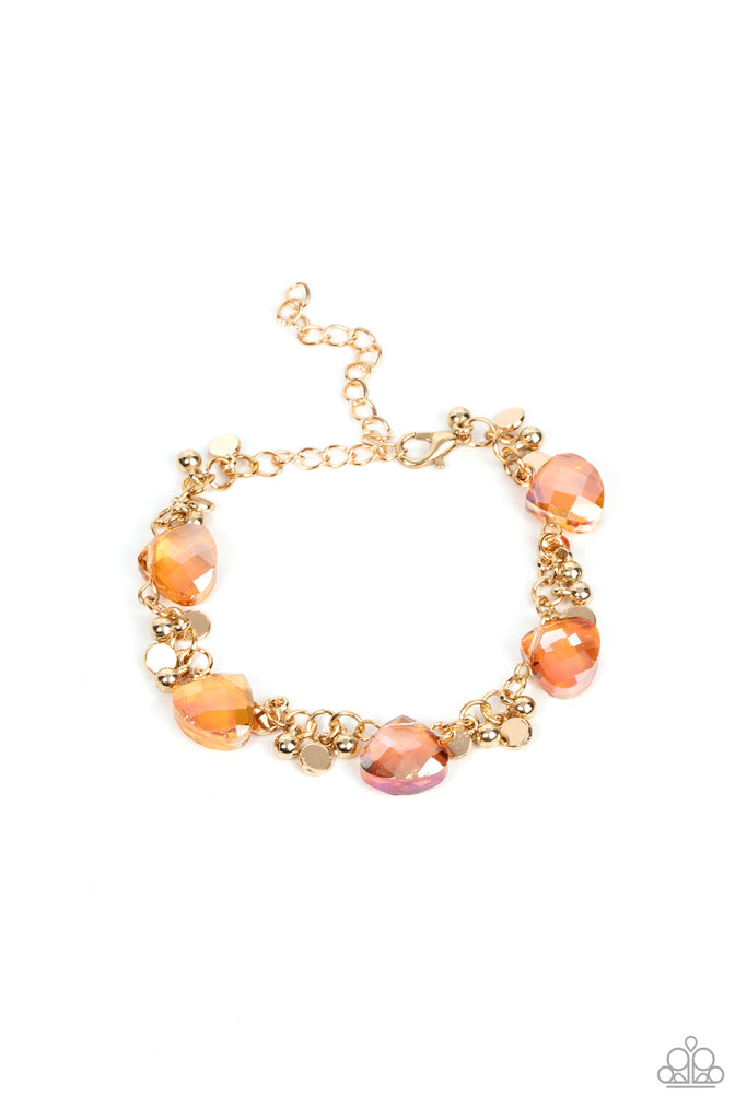 Super Nova Nouveau - Gold Bracelet-Paparazzi