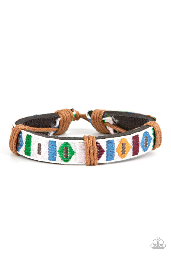 Textile Trendsetter - Multi Urban Bracelet-Paparazzi