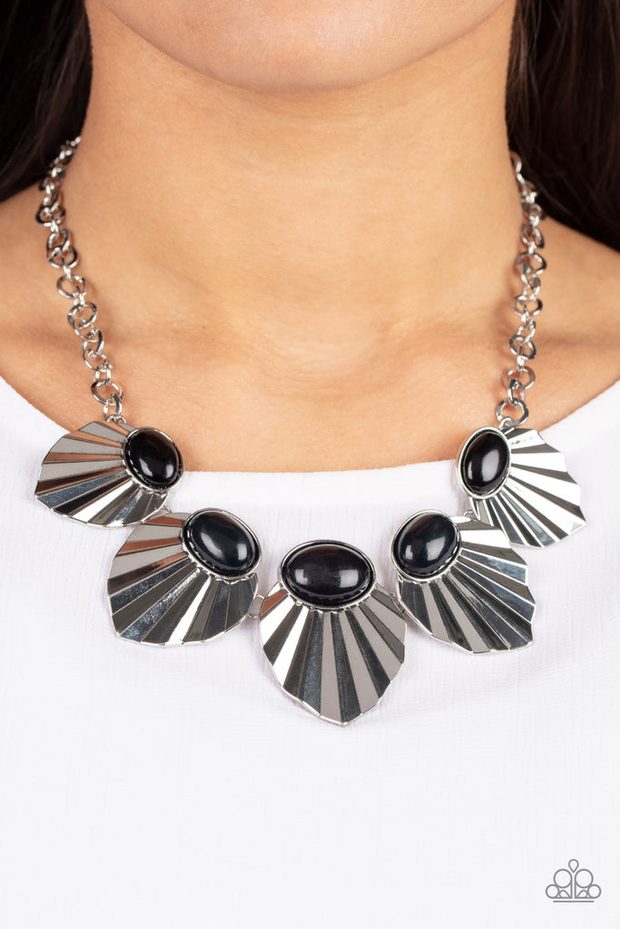 Fearlessly Ferocious - Black Paparazzi Necklace - The Sassy Sparkle