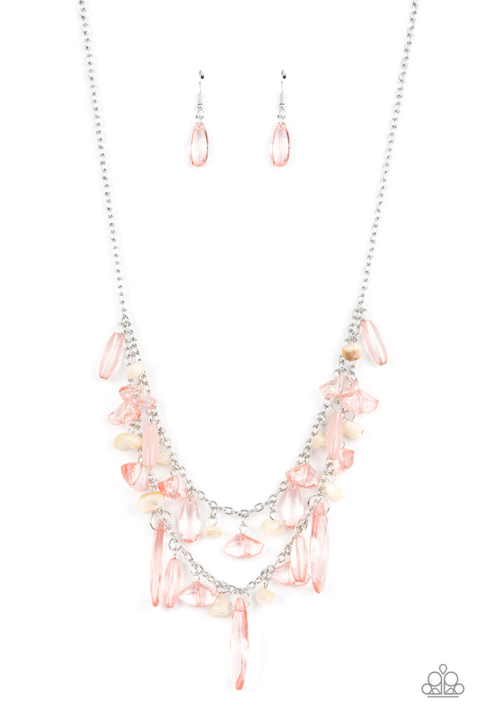 Candlelit Cabana - Pink Necklace-Paparazzi