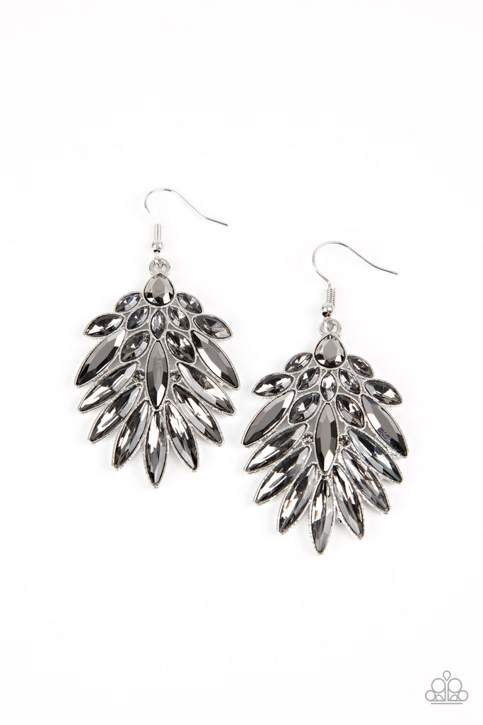 COSMIC-politan - Silver Earring-Paparazzi