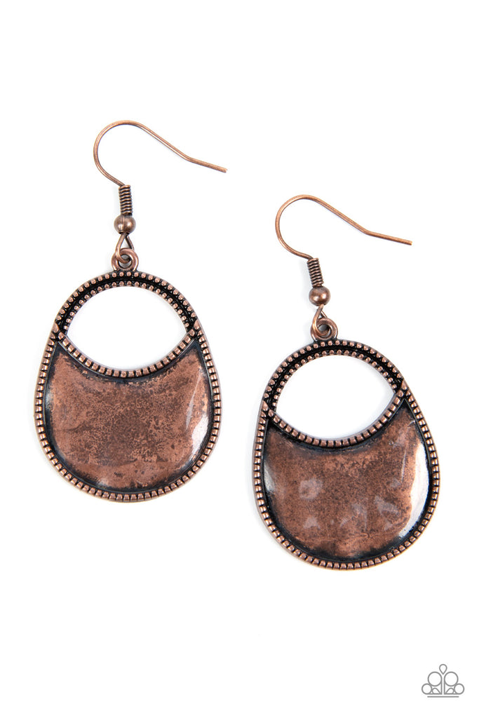 Rio Rancho Relic - Copper Paparazzi Earring - The Sassy Sparkle