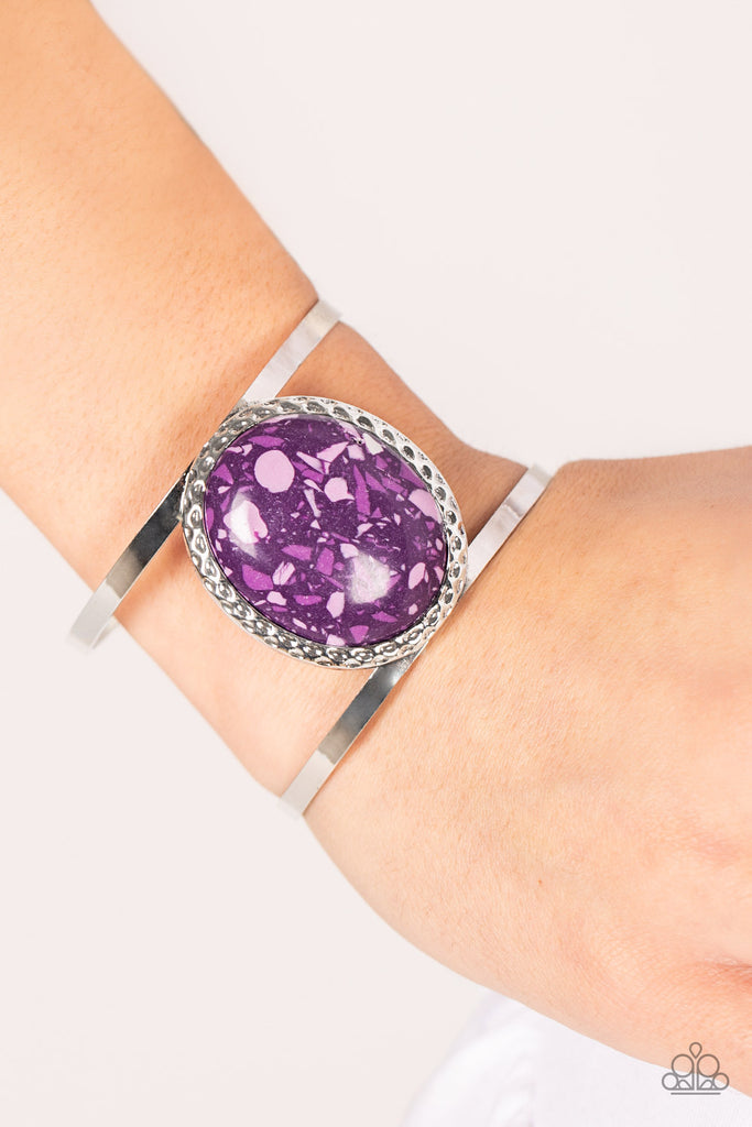 Tantalizingly Terrazzo - Purple  Bracelet-Paparazzi