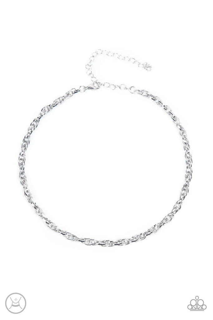 Urban Underdog - Silver Choker-Paparazzi