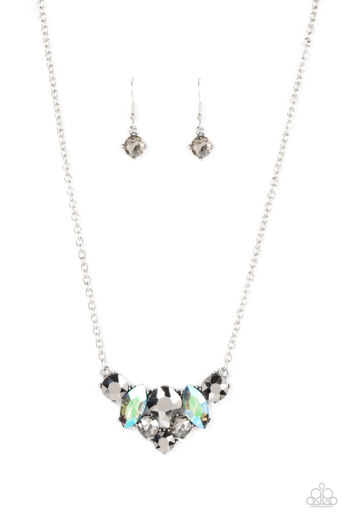 Lavishly Loaded - Silver Necklace-Paparazzi