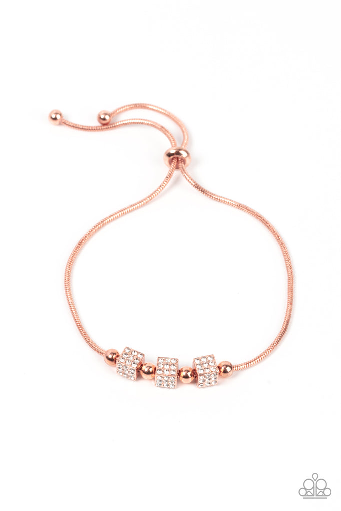 Roll Out the Radiance - Copper Bracelet-Paparazzi