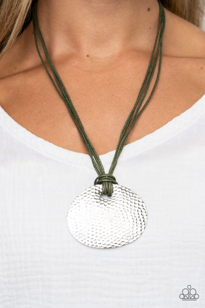 Rural Reflex - Green Necklace-Paparazzi