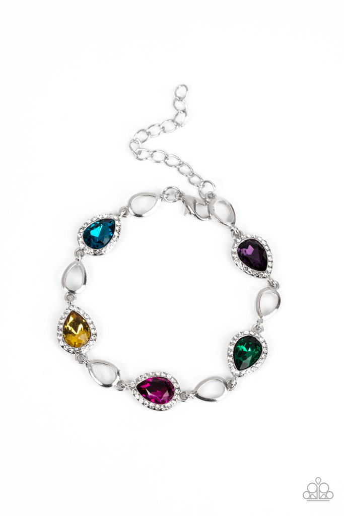 Timelessly Teary - Multi Paparazzi Bracelet - The Sassy Sparkle