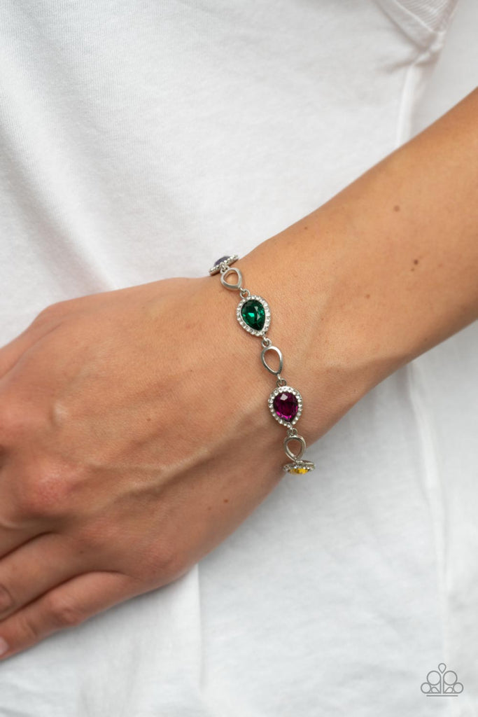 Timelessly Teary - Multi Paparazzi Bracelet - The Sassy Sparkle