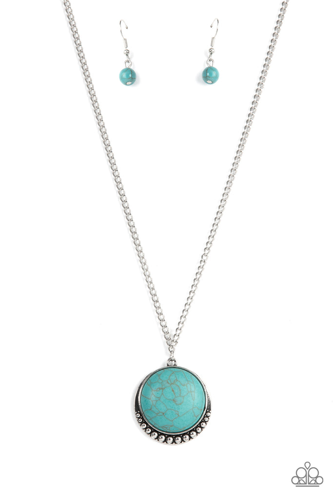 Mojave Moon - Blue Paparazzi Necklace - The Sassy Sparkle