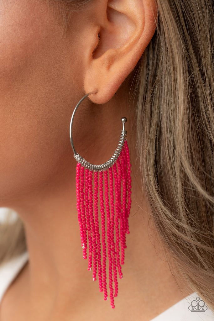 Saguaro Breeze - Pink Paparazzi Earring - The Sassy Sparkle