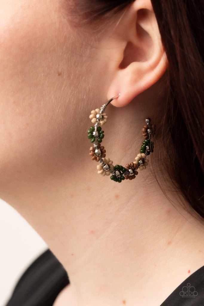 Growth Spurt - Green Paparazzi Earring - The Sassy Sparkle