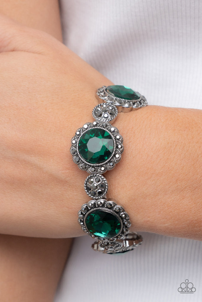 Palace Property - Green Paparazzi Bracelet - The Sassy Sparkle