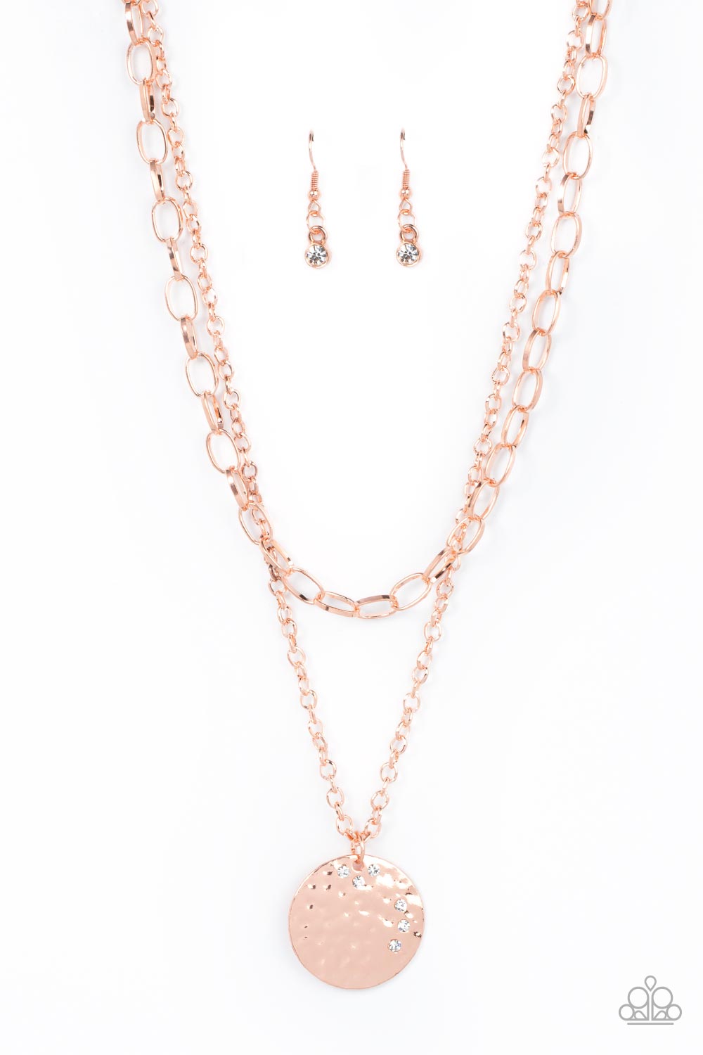 Paparazzi shiny copper deals necklace