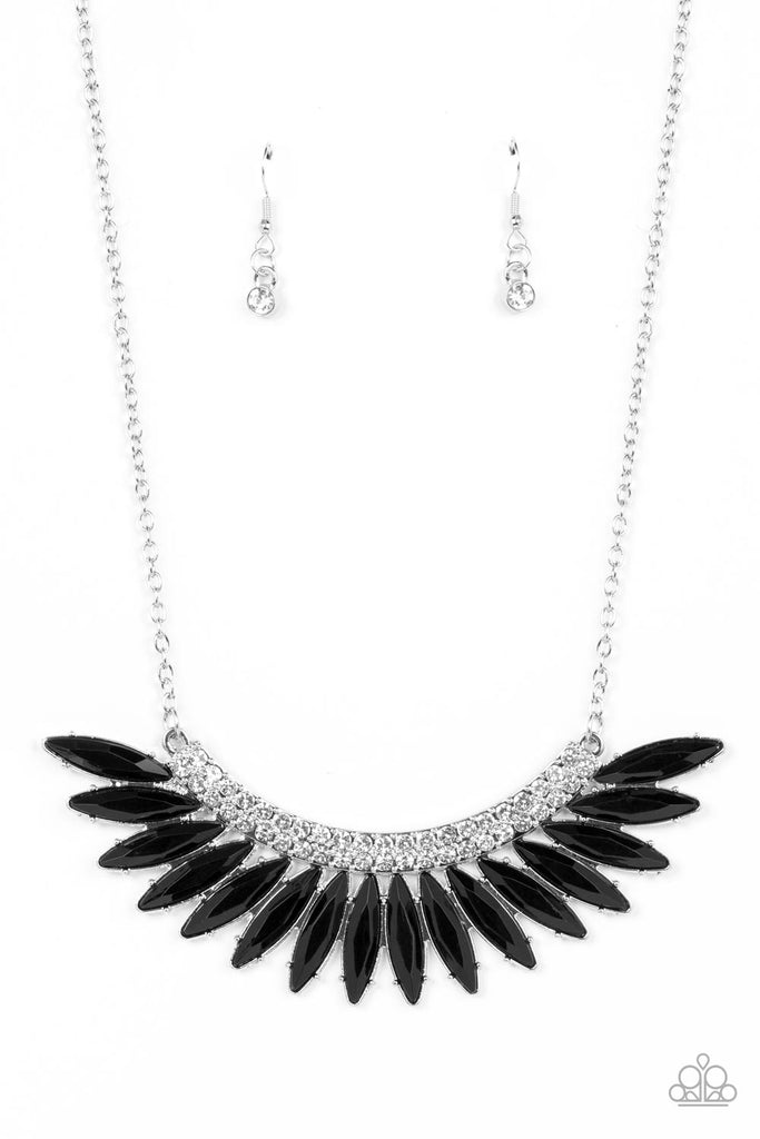 Flauntable Flamboyance - Black Paparazzi Necklace - The Sassy Sparkle