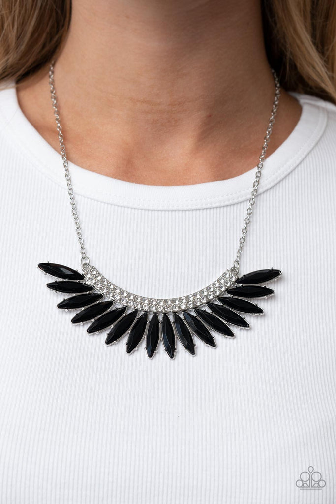 Flauntable Flamboyance - Black Necklace-Paparazzi