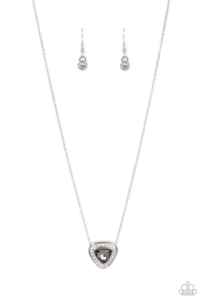 The Whole Package - Silver Necklace-Paparazzi