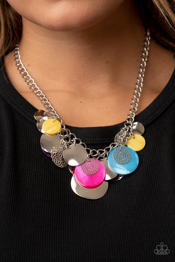 Oceanic Opera - Multi Paparazzi Necklace - The Sassy Sparkle