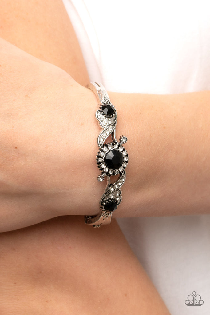 Expert Elegance - Black Bracelet-Paparazzi