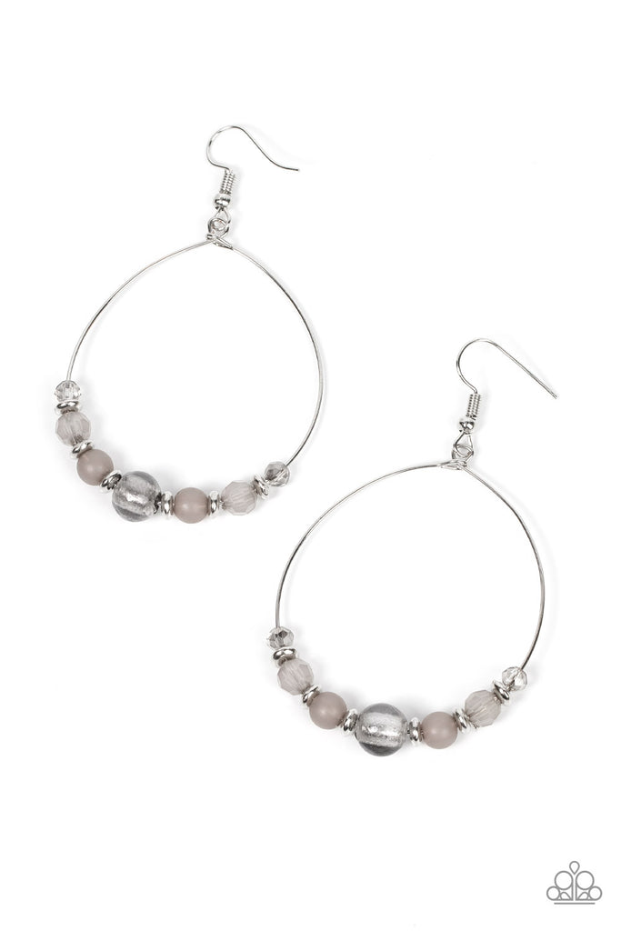 Ambient Afterglow - Silver Paparazzi Earring - The Sassy Sparkle