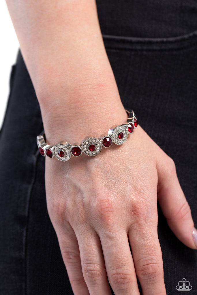 Crowns Only Club - Red Paparazzi Bracelet - The Sassy Sparkle