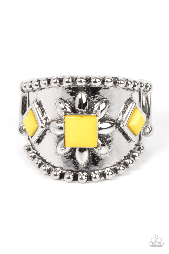 Daisy Diviner - Yellow Ring-Paparazzi